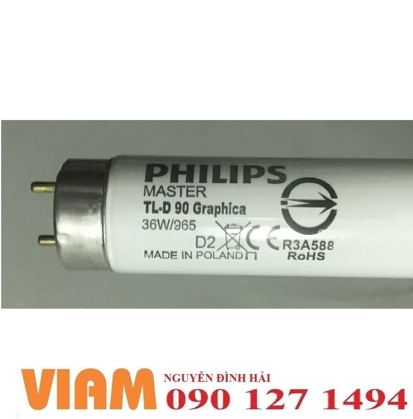 Bóng Đèn D65 TL-D 90 Graphica 36W/965 Philips: Tiêu Chuẩn Vàng Cho So Sánh Màu Sắc Chính Xác