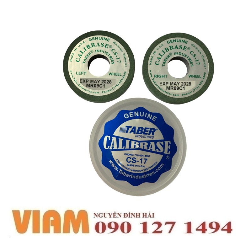 Đá Mài Taber CS-17: Giải Pháp Kiểm Soát Chất Lượng Vải & Vật Liệu Chính Xác Đến Từng Milimet