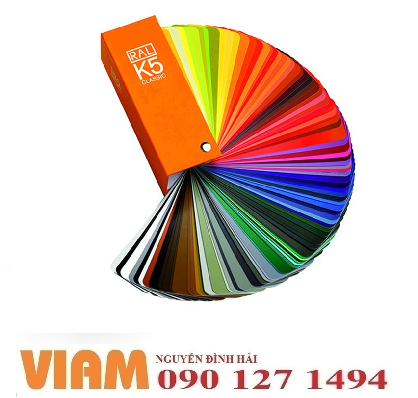 Quạt màu RAL K5 – Giải pháp chuẩn màu tối ưu cho ngành sơn