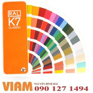 Quạt Màu RAL K7  Hãng RAL