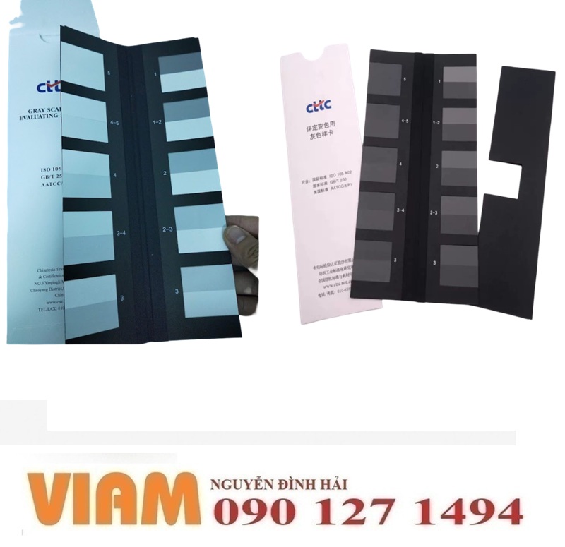 Thước Xám A02 và A03: Giải Pháp Chuẩn Đo Bền Màu Ma Sát Vải AATCC & ISO