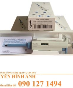 Micropipet Tự Động 1 Kênh Dùng Trong Phòng Thí Nghiệm Dải Đo Từ 0.1 đến 1000µl